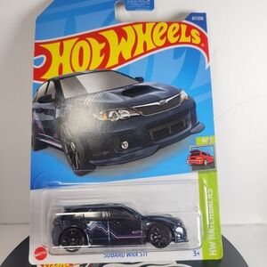 Hot Wheels Subaru WRX STI Toy Car - Blue